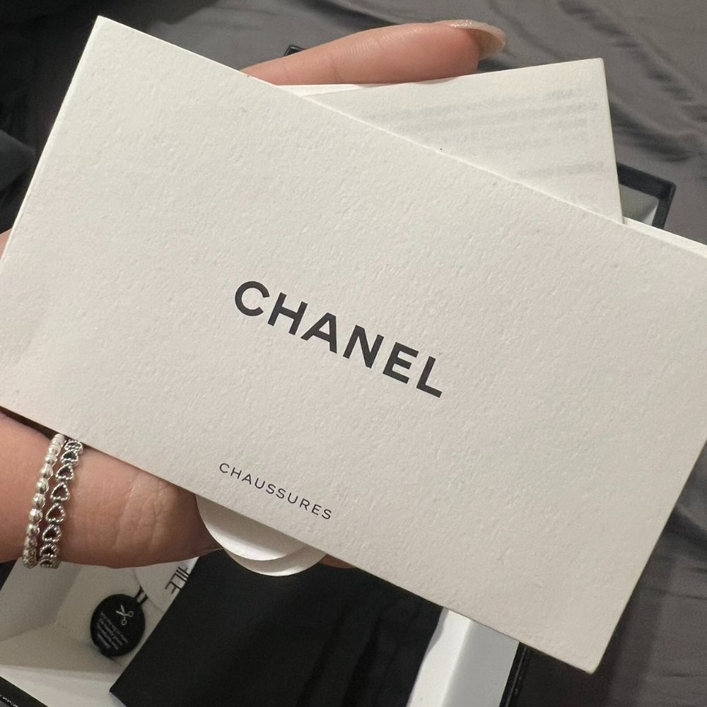 Chanel Size 37 (US 7) Velvet Calfskin Mixed Fibers Sneakers - Picture 2 of 14